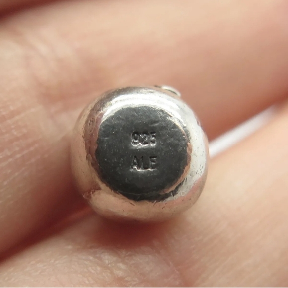 PANDORA 925 Sterling Silver Retired Snowman Bead Charm 790374 Winter Christmas ⛄ - Picture 5 of 6